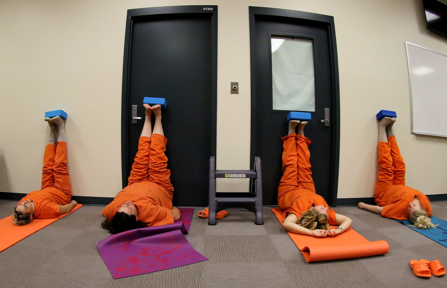 Scott County Jail yoga